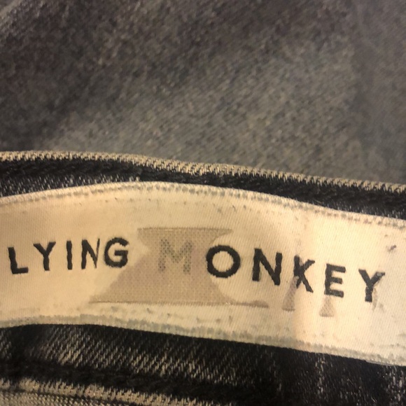 Flying Monkey blue faded skinny jeans with side stripe size 27 - Picture 6 of 6